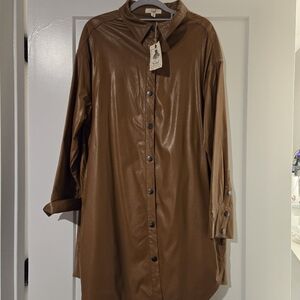 Easel pleather dress